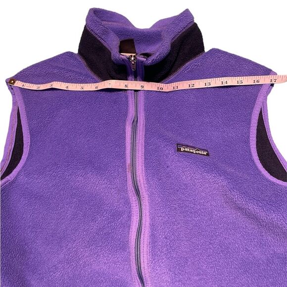 PATAGONIA women’s purple/black vest. Size M - Picture 9 of 11